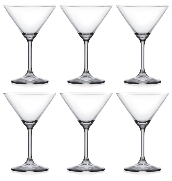 Martini Glasses  Black Swan - set of 2 - Basik Spaces