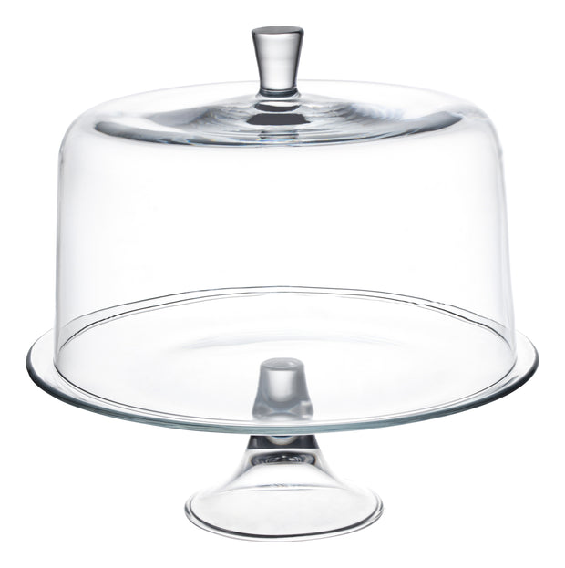 Luminous Cake stand and large Dome, 13"D