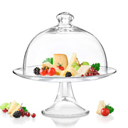 Banquet Cake stand and Dome, 13"D