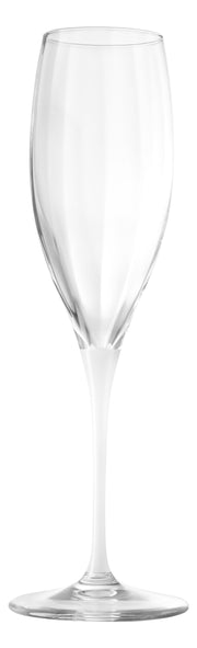 Spectrum Champagne Flute with White Stem, 11 oz. Set of 6