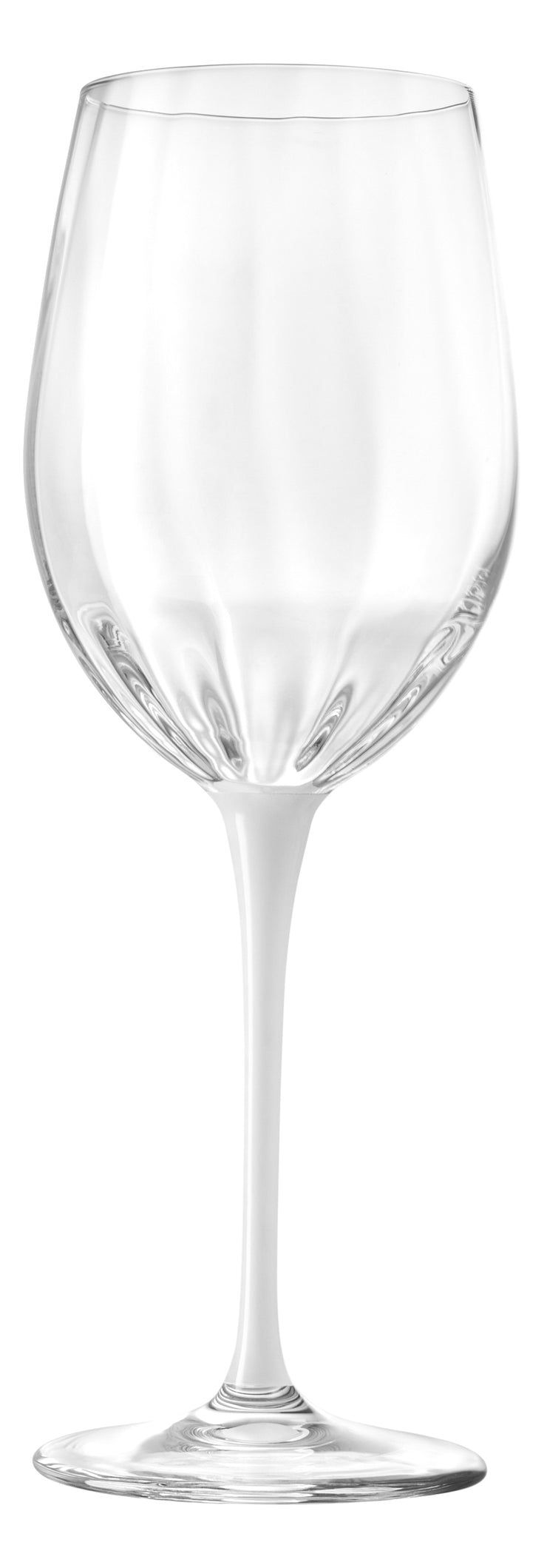 Spectrum Red Wine Glass with White Stem, 18 oz. Set of 6