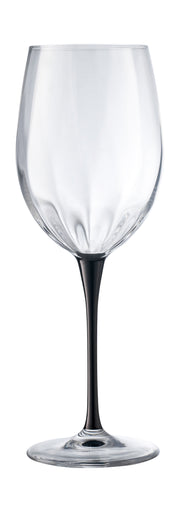 Spectrum Red Wine Glass with Black Stem, 18 oz. Set of 6