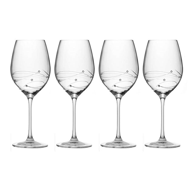 European Handmade Lead Free Crystalline Sparkle Red Wine Glasses - Dec –  Barski