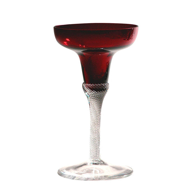 Candlestick Ruby, 6"H