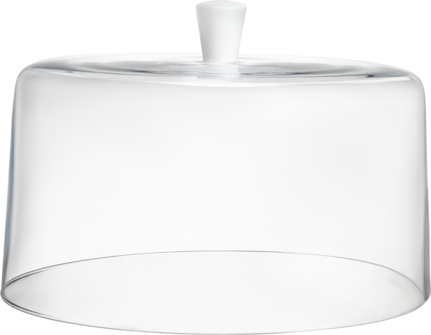 Opal Large Dome with White knob, 11.5"D