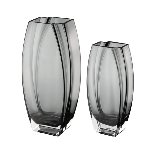 Precision Vase, Transparent Gray