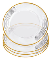 Murano Charger with Gold rim Set of 4