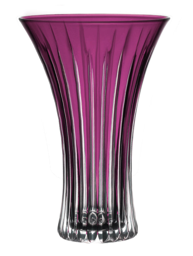 Onyx Vase, Amethyst, 11.75"H