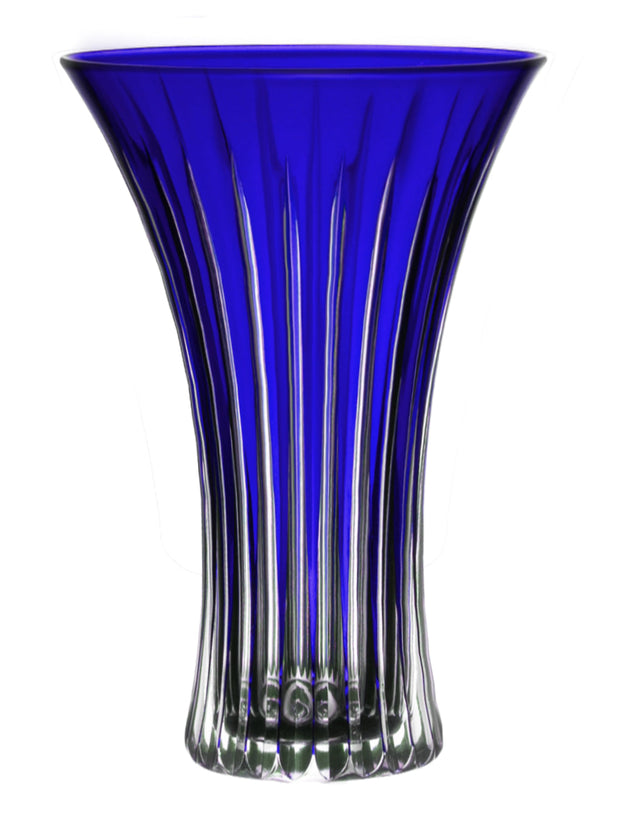 Onyx Vase, Blue, 11.75"H