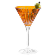 Assorted Colored  Martini  Stemmed Glasses , Set of 6 , 7 Oz.