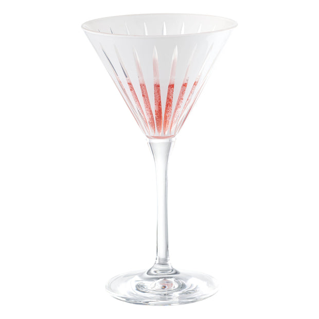 Onyx Martini, White, 7 oz. Set of 6