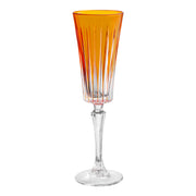 Onyx Champagne Flute Amber, 7 Oz. Set of 6