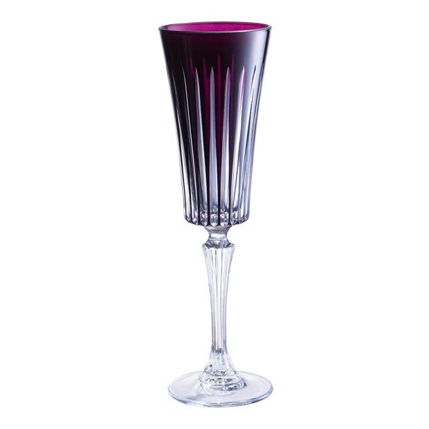 Onyx Champagne Flute Amethyst, 7 Oz. Set of 6