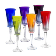 Onyx Champagne Flute Assorted, 7 Oz. Set of 6