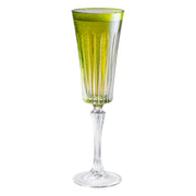 Onyx Champagne Flute Green, 7 Oz. Set of 6