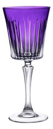 Onyx White Wine Glass Purple, 7.5 oz. Set of 6