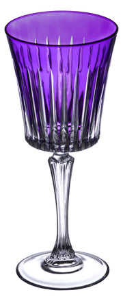 Onyx White Wine Glass Purple, 7.5 oz. Set of 6