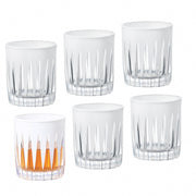 Onyx Shot Glass, White, 2.6 oz. Set of 6