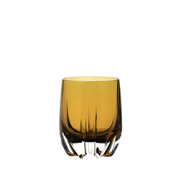 Crescent Double Old Fashioned, Amber, 11 oz. Set of 2
