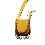 Crescent Double Old Fashioned, Amber, 11 oz. Set of 2