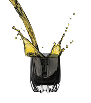 Crescent Double Old Fashioned, Charcoal, 11 oz. Set of 2