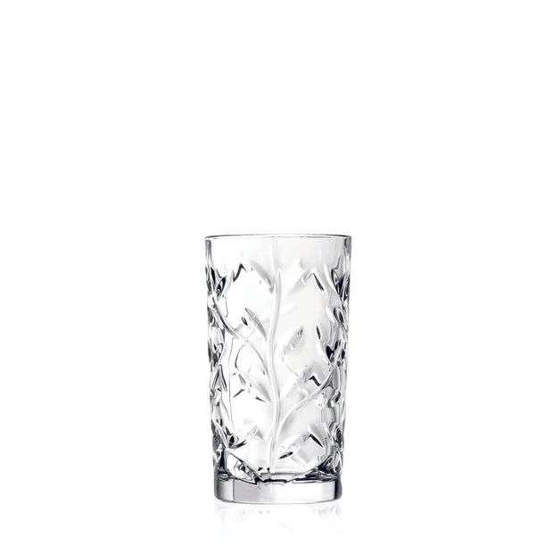 CUKBLESS Drinking Glasses Set of 6, Crystal Highball Water  Glasses, Glass Cups for Water, Juice, Beverage, Mojito, Mixed Drinks,  Cocktail Glass Set-15 Oz: Highball Glasses