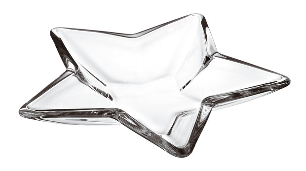 European Quality Glass - Star Shaped - Centerpiece - Tray - 13.7" Diameter