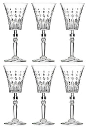 Stemmed - Set of 6 Goblets - Water Glass, 7 Oz.