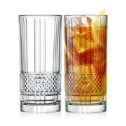 Highball Drinking Glasses, Set of 2 , 13 Fl. Oz