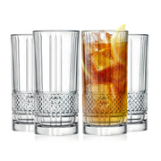 Highball Drinking Glasses, Set of 4 , 13 Fl. Oz