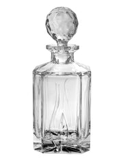 Fiona Whiskey Decanter with Wave Design, 30 oz.