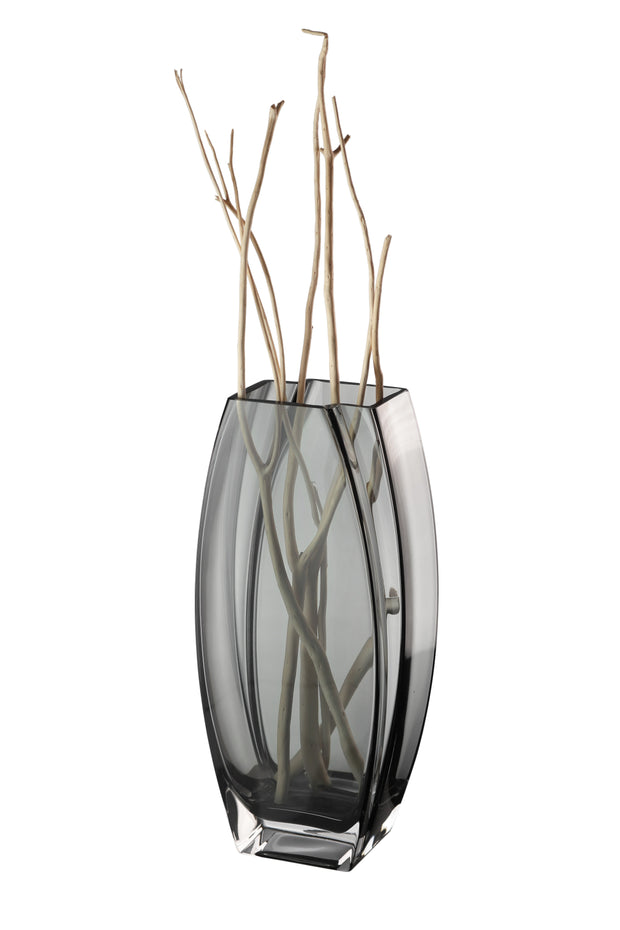 Precision Vase, Transparent Gray