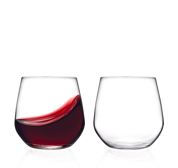 Luminous Stemless Wine Glasses, Set of 2