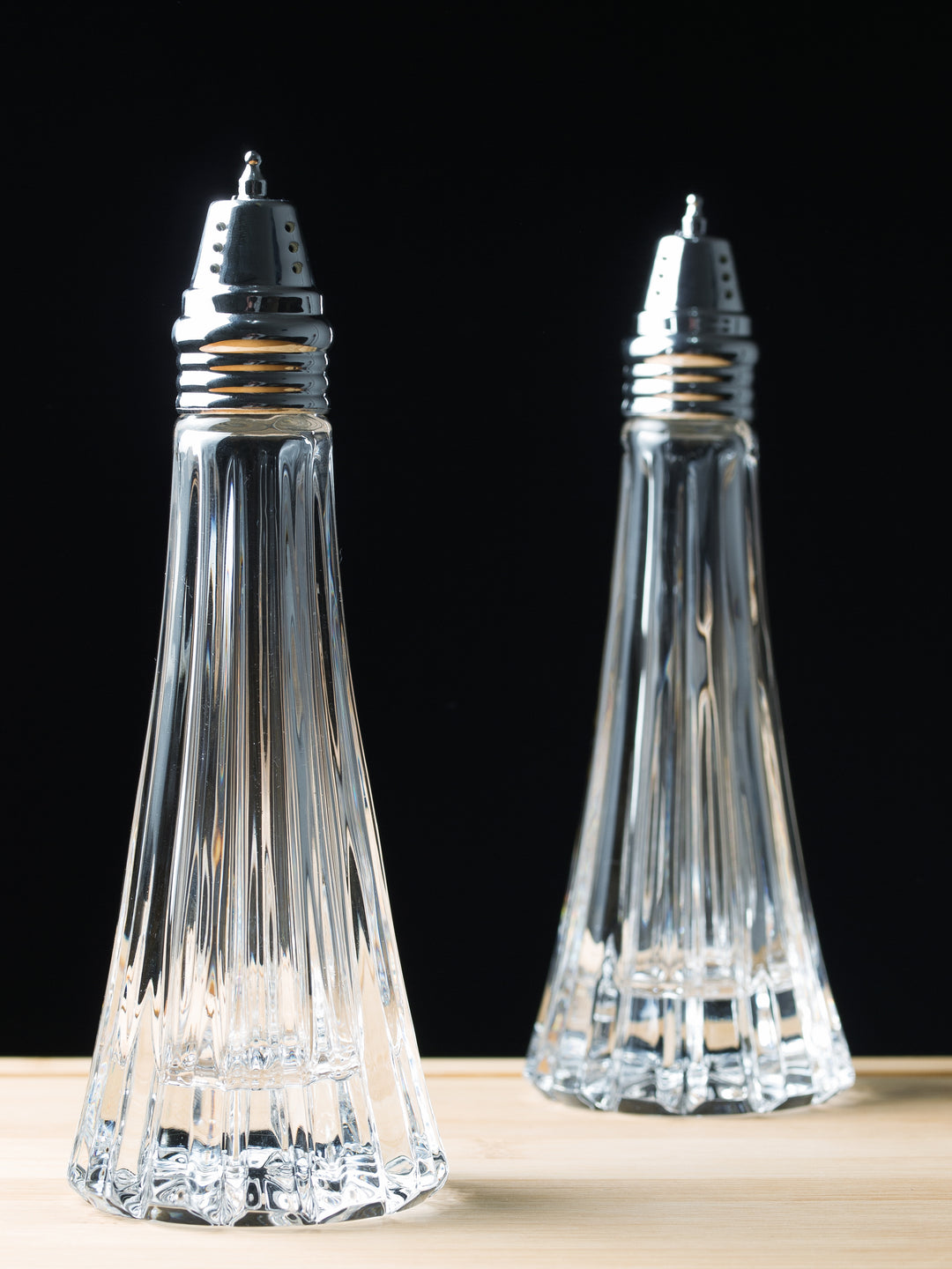 Crystal ..Salt&Pepper Shakers selling