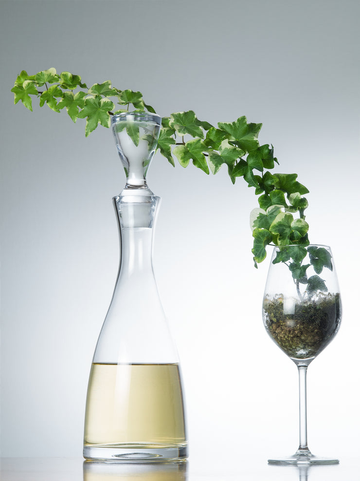 Glass Clear Wine Decanter with stopper