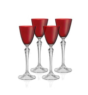 Vivid Liquor Glass Ruby, 3 oz. Set of 4