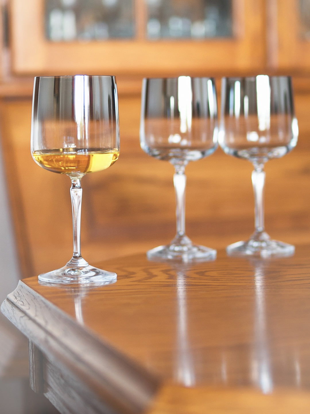 ombre wine glasses Ombre Wine Glass Metallic Smoked, 12 Oz. Set of 4|Barski