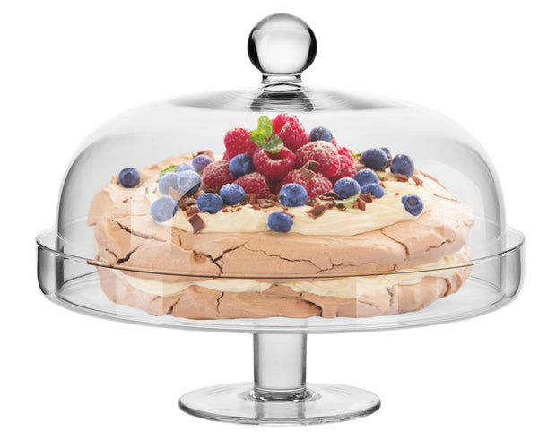 Luminous Cake Stand with Dome, 11.75" Diameter