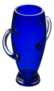 Cobalt Trophy with Handle, 12"H
