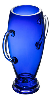 Cobalt Trophy with Handle, 13.7"H
