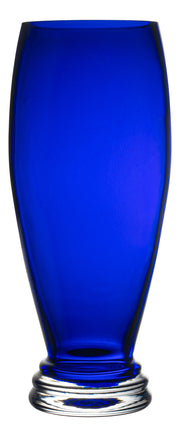 Cobalt Footed Vase, 12"H