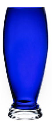 Cobalt Footed Vase, 14"H