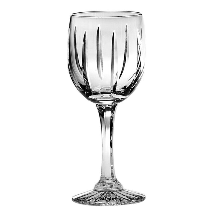 European Hand Cut Crystal Water / Wine Goblets  - 11.5 oz., Set of 4