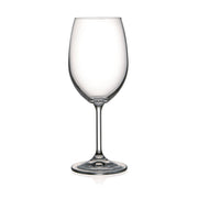 European Hand Cut Crystal Stemmed Wine / Water Goblet 24 oz. Set / 6