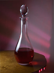 European Lead Free Crystalline Oversized Wine Decanter W/ Stopper - 58 Oz.