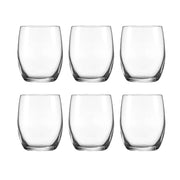 European Lead Free Crystalline Stemless Red / White Wine Glasses - 20 Oz. - Set/6