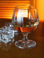 European Cut Crystal Snifter - Cocktail - Brandy Glasses - 11 Oz. - Set of 6