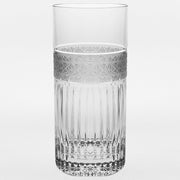 European Crystal Highball Glasses - Drinking Tumblers - For Water , Juice, Wine, Beer &  Cocktails - 16 oz. -Set/6