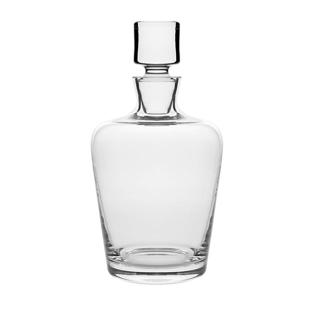 European Lead Free Crystalline Whiskey Decanter - Liquor - Vodka - Wine -  40 oz. - 8.75" Height