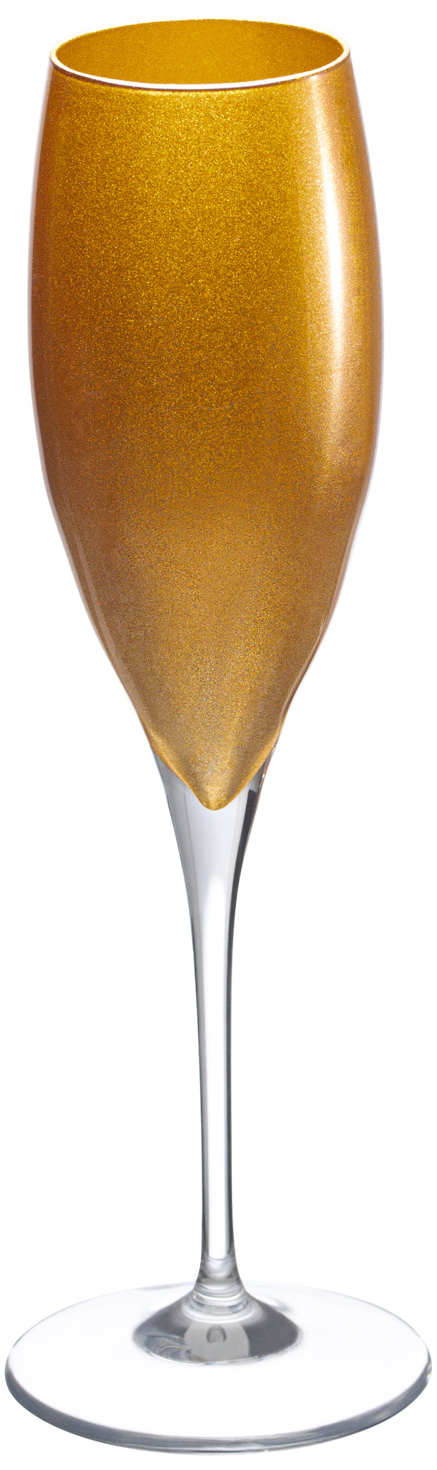 Opaque Gold Champagne Flute, 11 oz. Set of 6